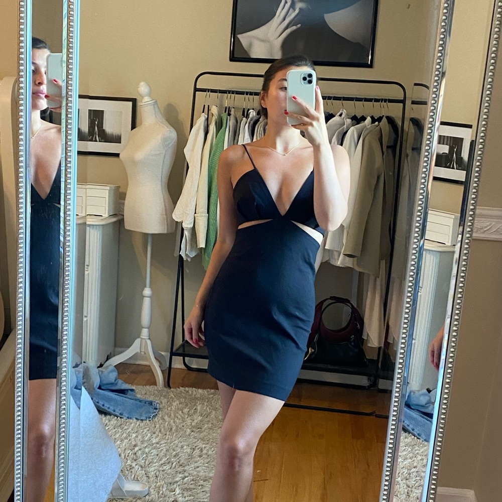 Zara cut out dress